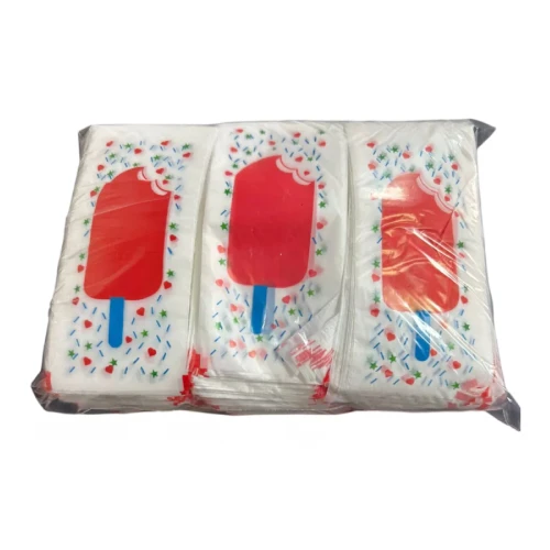$39.000 Bolsas para Paletas De Helado con diseño genérico (pack 3000 bolsas)